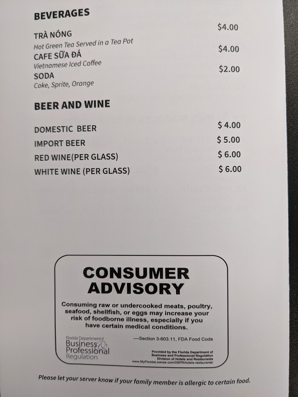 Little Saigon Bistro | restaurant | 2725 S Beneva Rd, Sarasota, FL 34232, USA | 9413124730 OR +1 941-312-4730