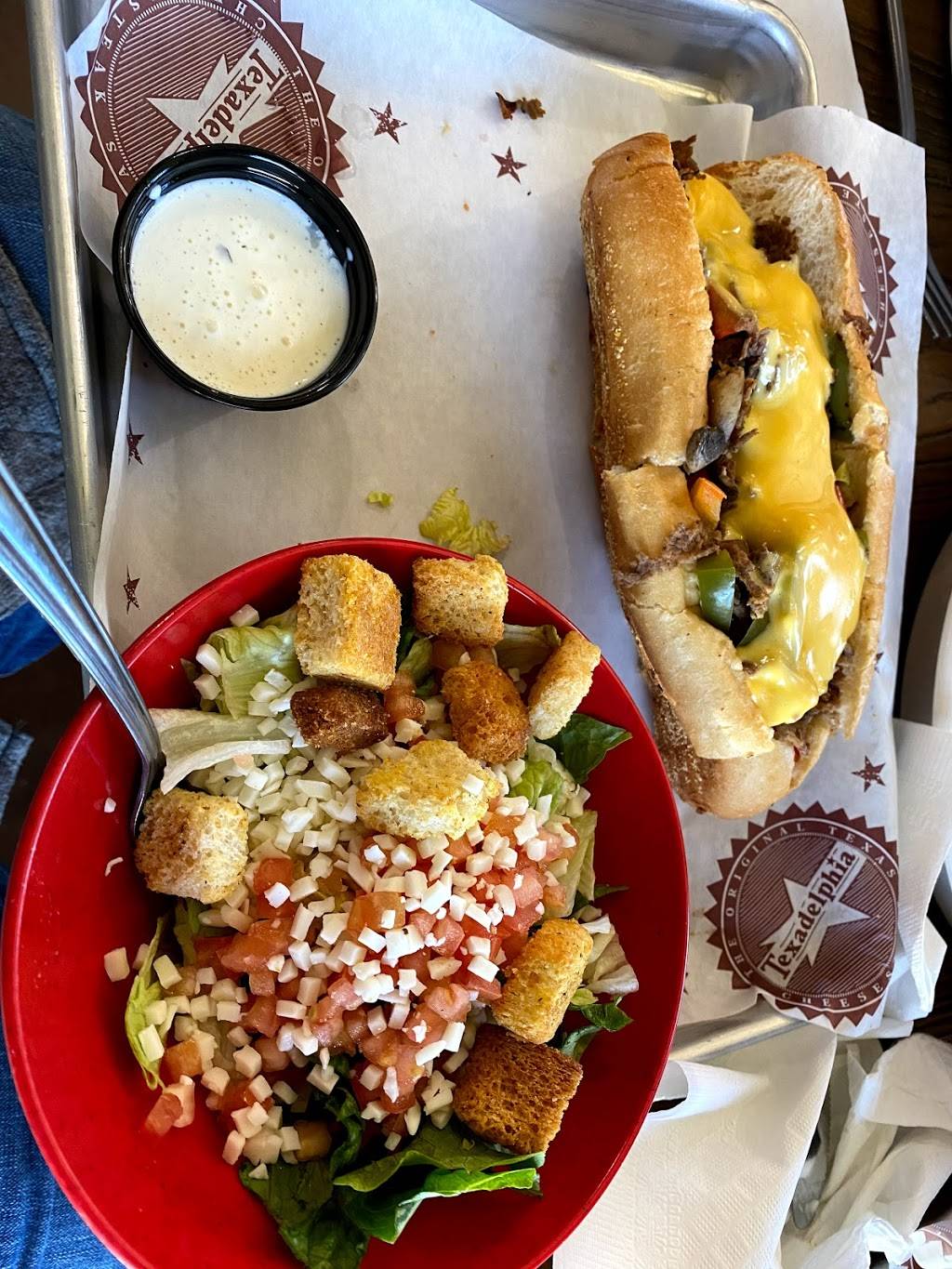 Texadelphia | restaurant | 1321 N Westgreen Blvd Suite 500, Katy, TX 77449, USA | 2816764940 OR +1 281-676-4940