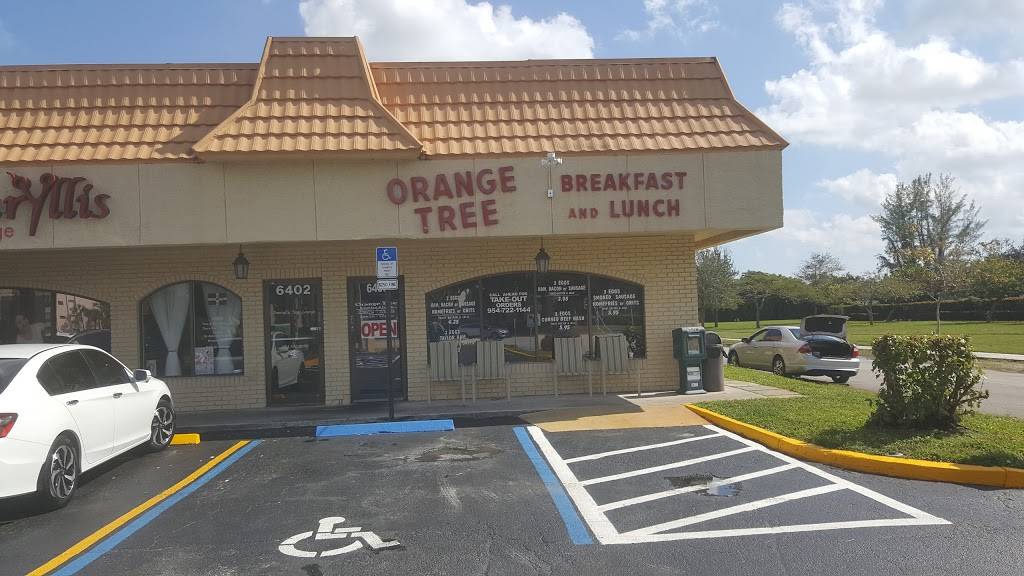 Orange Tree Breakfast And Lunch | restaurant | 6400 N University Dr, Pompano Beach, FL 33076, USA | 9547221144 OR +1 954-722-1144