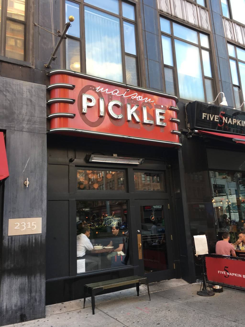 Maison Pickle | restaurant | 2315 Broadway, New York, NY 10024, USA | 2124969100 OR +1 212-496-9100