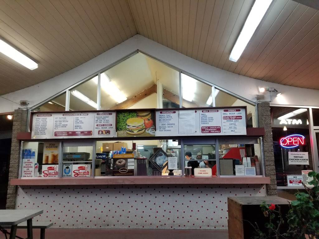 Sno-White Drive-In | meal takeaway | 223 State Park Dr, Aptos, CA 95003, USA | 8316884747 OR +1 831-688-4747