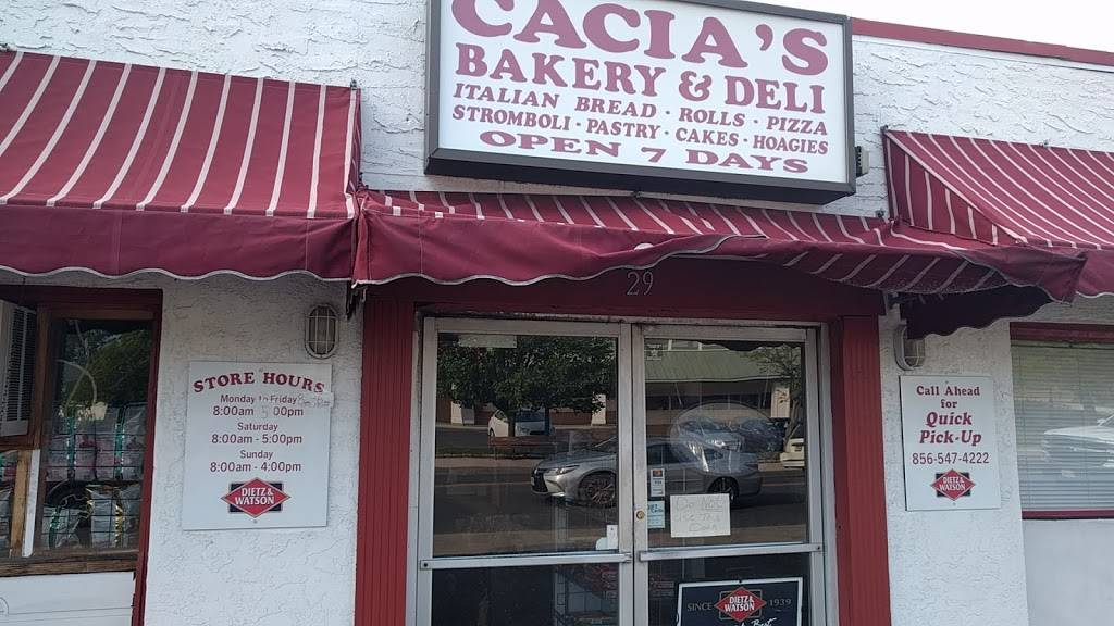 Cacias Bakery of Audubon | bakery | 29 Kings Hwy, Audubon, NJ 08106, USA | 8565474222 OR +1 856-547-4222