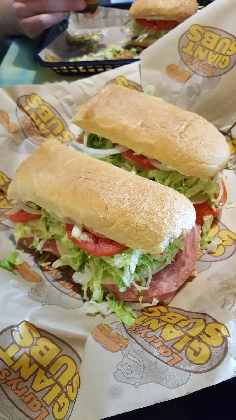 Larrys Giant Subs | meal takeaway | 4479 Deerwood Lake Pkwy #1, Jacksonville, FL 32216, USA | 9044254060 OR +1 904-425-4060