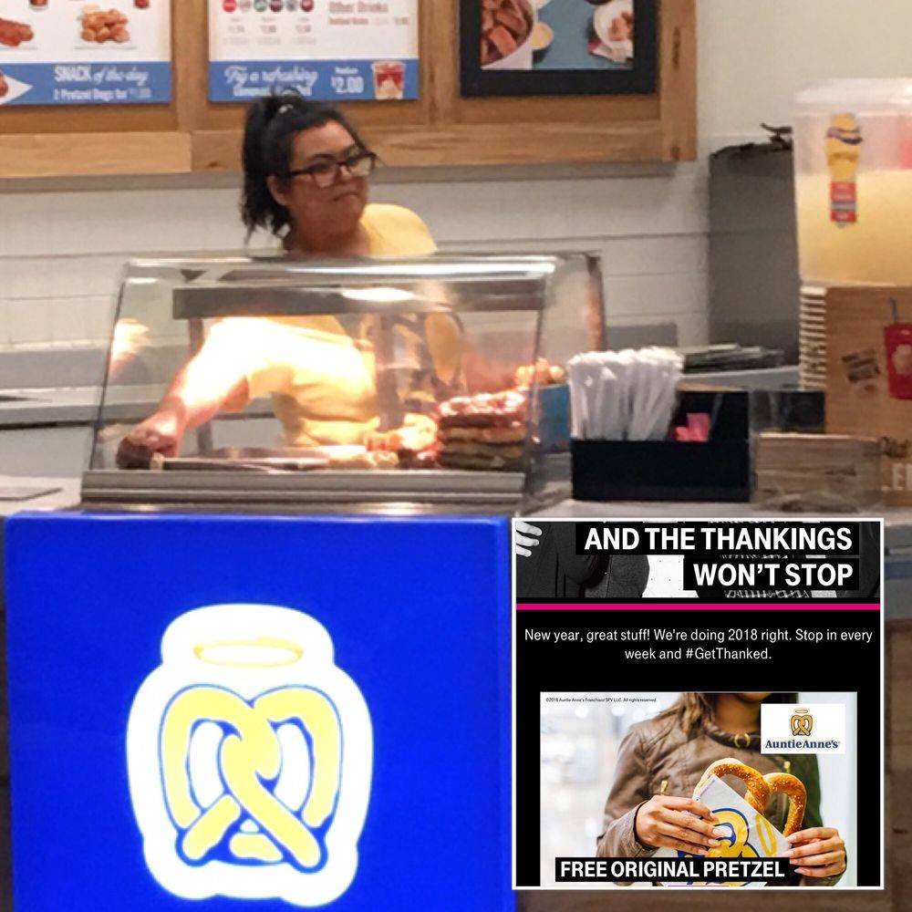 Auntie Annes | cafe | 2800 N Main St Space 702, Santa Ana, CA 92701, USA | 7145419396 OR +1 714-541-9396