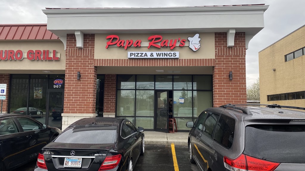 Papa Rays Pizza & Wings | restaurant | 967.5 Elmhurst Rd, Des Plaines, IL 60016, USA | 2243191010 OR +1 224-319-1010