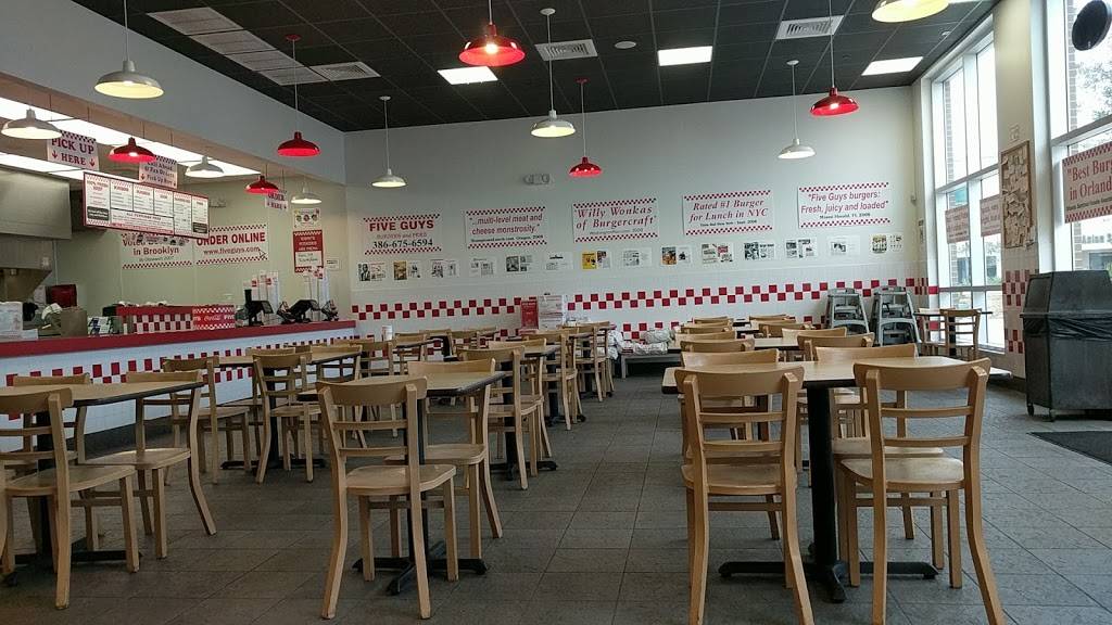 Five Guys | meal takeaway | The Pavilion At, Port Orange, FL 32128, USA | 3866756594 OR +1 386-675-6594