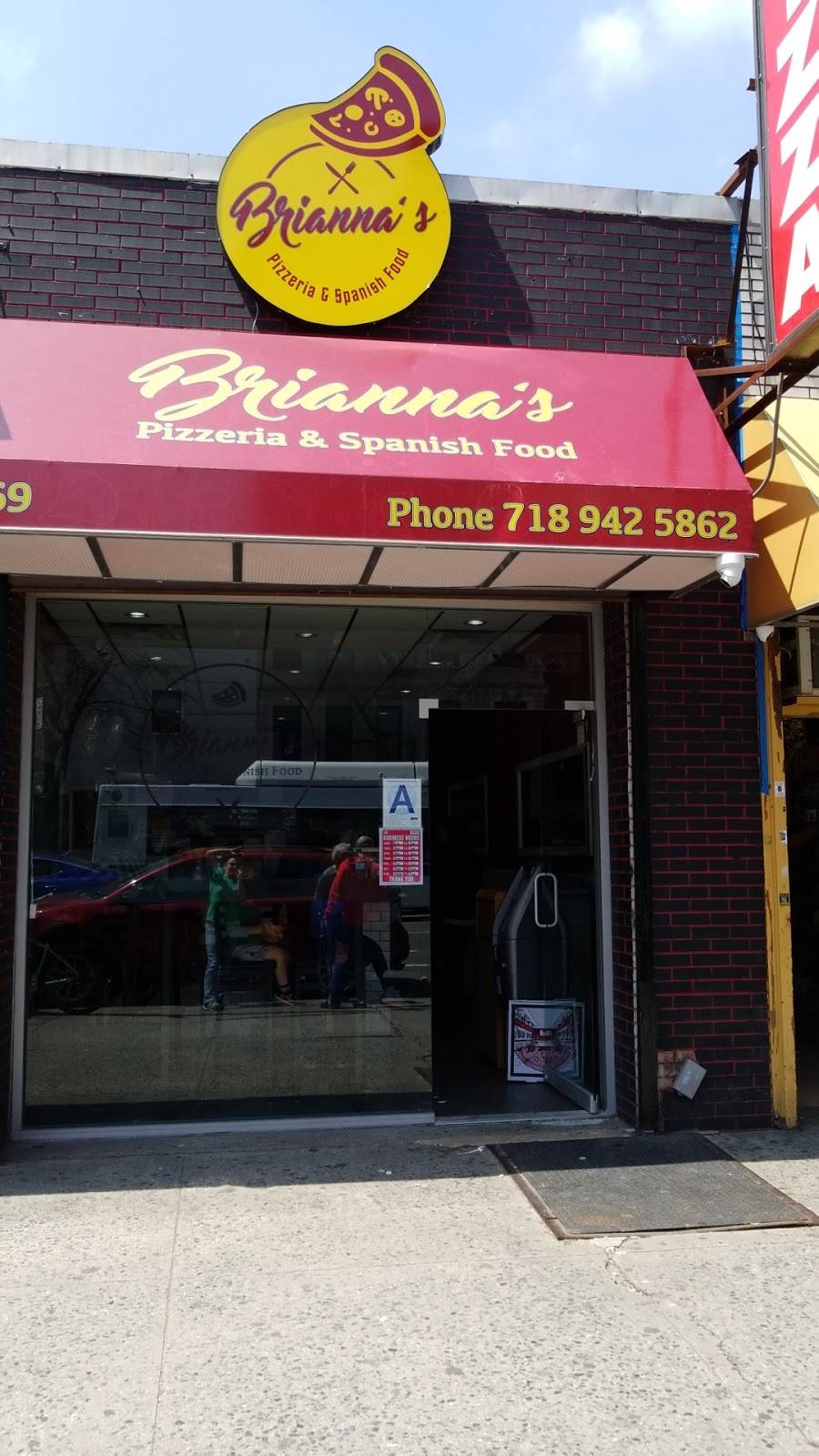 Briannas Pizzeria & Spanish Food | restaurant | 969 Prospect Ave, Bronx, NY 10459, USA | 7189425862 OR +1 718-942-5862