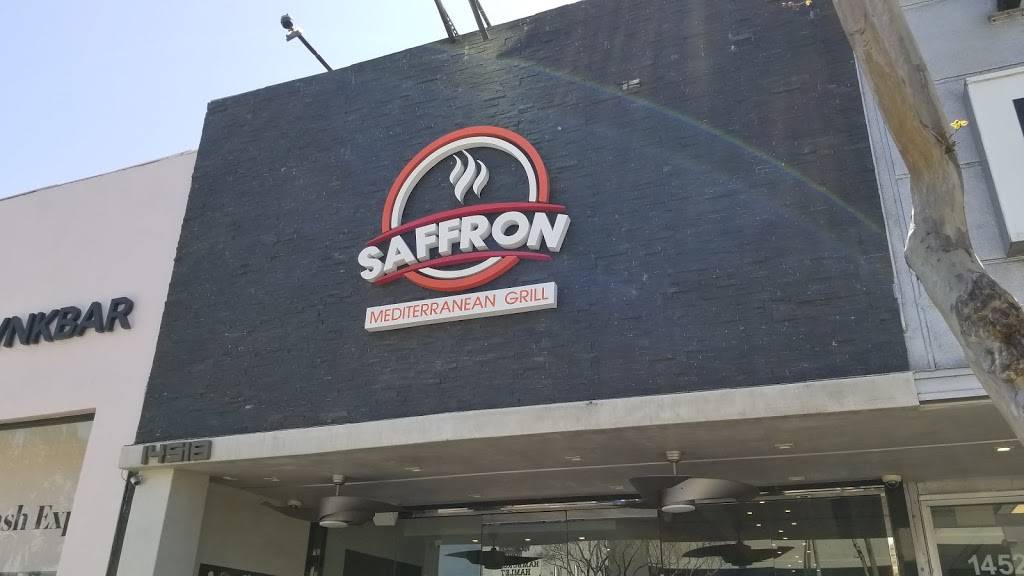 Saffron Mediterranean Grill | restaurant | 14518 Ventura Blvd, Los Angeles, CA 91403, USA | 8185823291 OR +1 818-582-3291