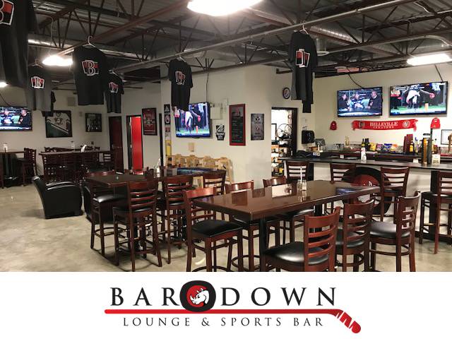 Bar Down Lounge & Sports Bar | restaurant | Rhino Sports and Playland, 199 Bell Blvd, Belleville, ON K8P 5K6, Canada | 6139696564 OR +1 613-969-6564