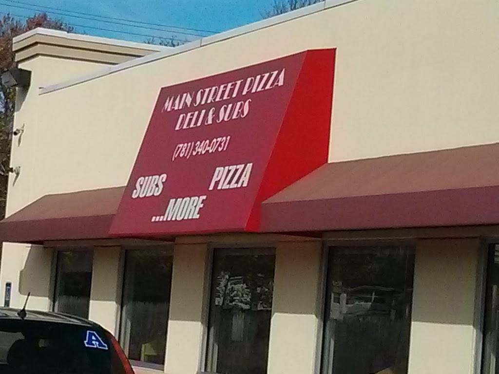 Main Street Deli & Pizza Inc | restaurant | 380 Washington St, Weymouth, MA 02188, USA | 7813400731 OR +1 781-340-0731