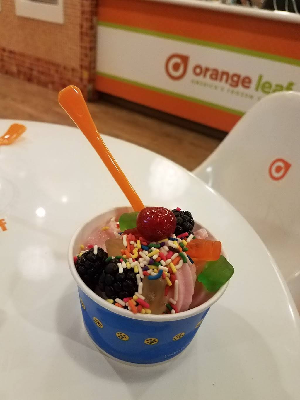 Orange Leaf | restaurant | 1190 W Sunset Dr Ste 110, Waukesha, WI 53189, USA | 2624082423 OR +1 262-408-2423