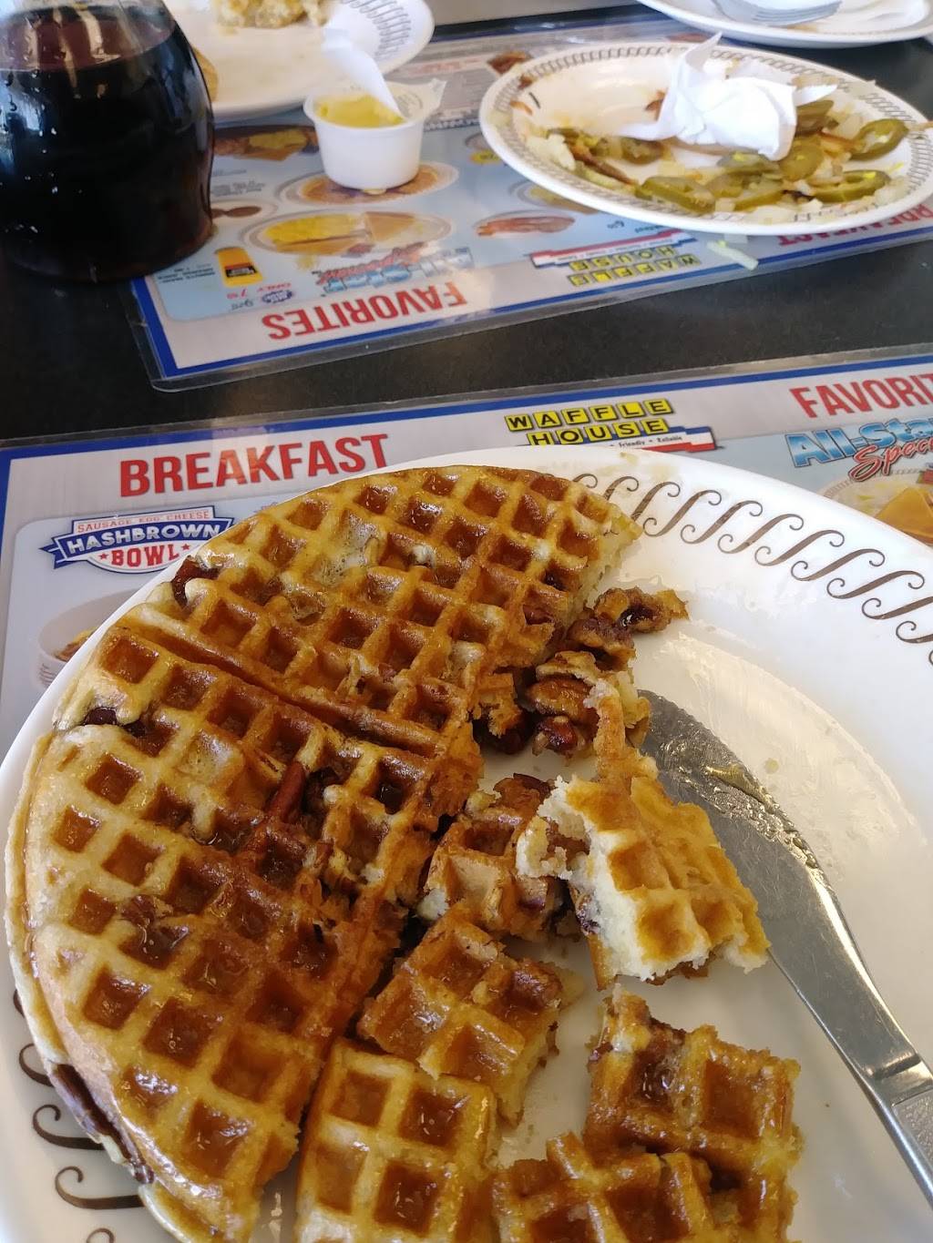 Waffle House | meal takeaway | 7505 US-76, Pendleton, SC 29670, USA | 8642213197 OR +1 864-221-3197