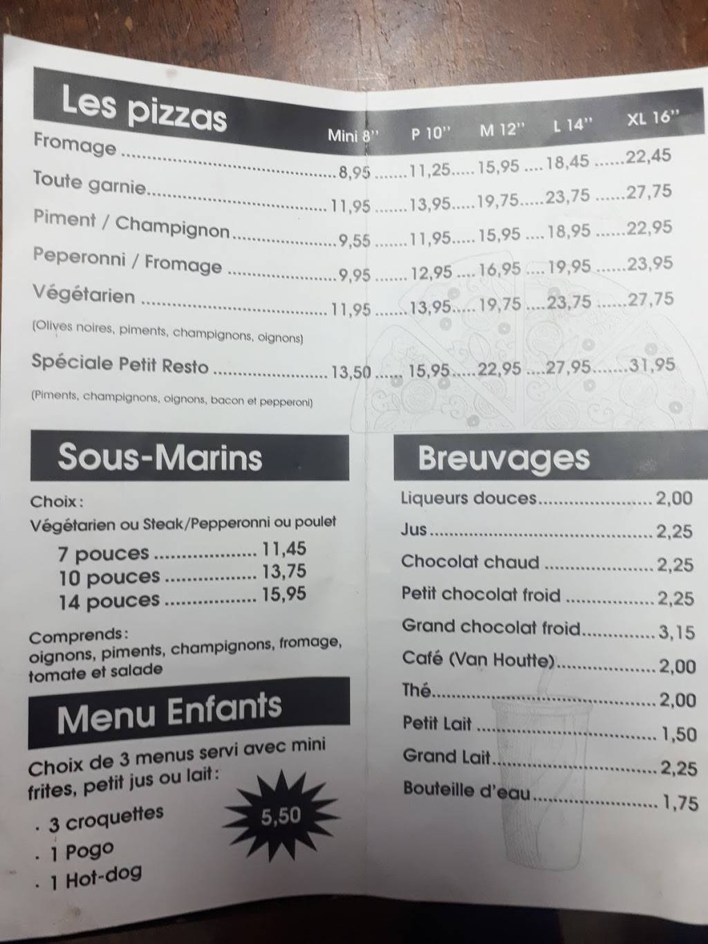 Restaurant Le Petit Resto | restaurant | 3900 201 Rte, Saint-Antoine-Abbé, QC J0S 1N0, Canada | 4508272040 OR +1 450-827-2040