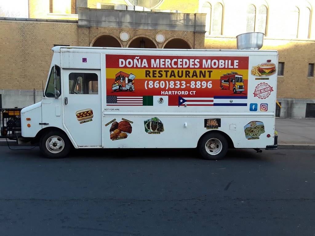 Dona Mercedes Mobile Restaurant | restaurant | Putnam St & Park St intersection, Hartford, CT 06106, USA | 8608338896 OR +1 860-833-8896