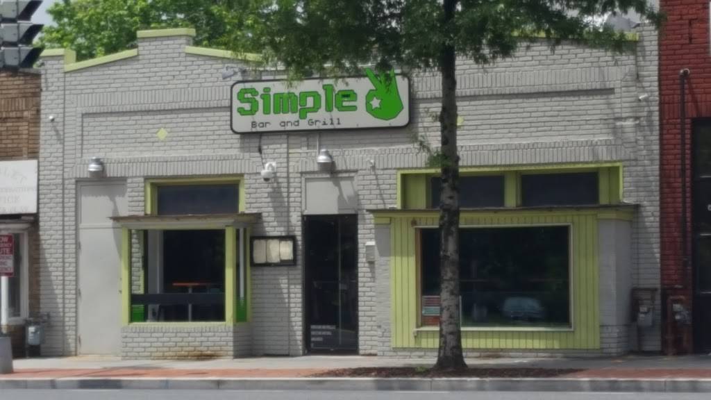 Simple Bar and Grill | restaurant | 5828 Georgia Ave NW, Washington, DC 20011, USA | 2023169171 OR +1 202-316-9171