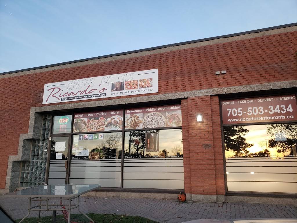 Ricardos | restaurant | 34 Cedar Pointe Dr, Barrie, ON L4N 5R7, Canada | 7055033434 OR +1 705-503-3434