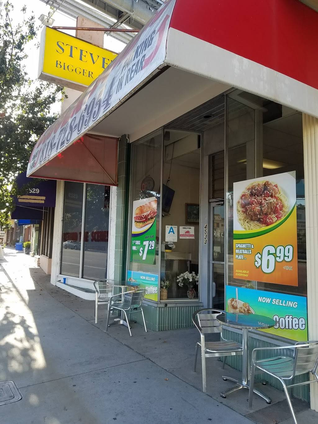 Steves Bigger Subs | meal delivery | 4533 Sepulveda Blvd, Sherman Oaks, CA 91403, USA | 8187286954 OR +1 818-728-6954