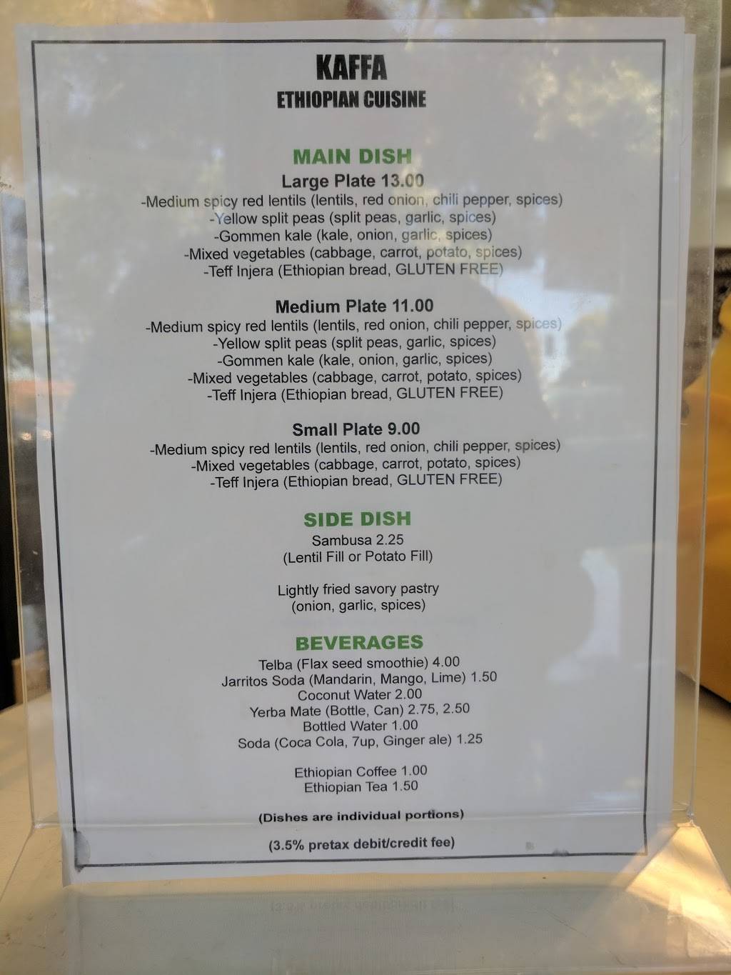 Kaffa Ethiopian Cuisine | restaurant | 2987 Sacramento St, Berkeley, CA 94702, USA | 5106775822 OR +1 510-677-5822