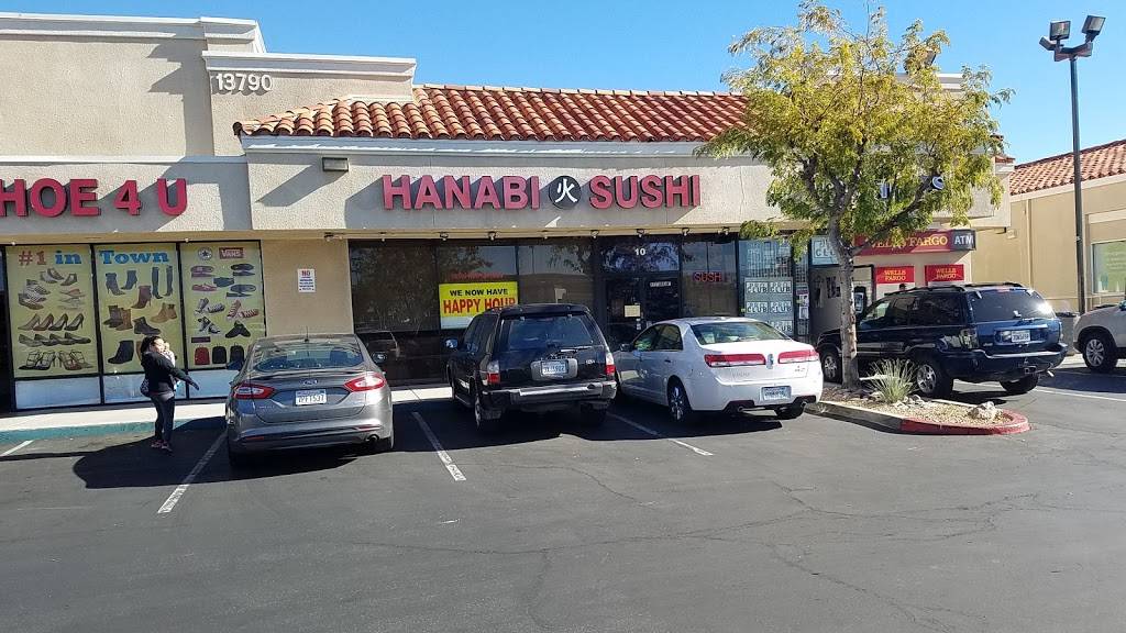 Hanabi Sushi | restaurant | 13790 Bear Valley Rd, Victorville, CA 92392, USA | 7608432588 OR +1 760-843-2588