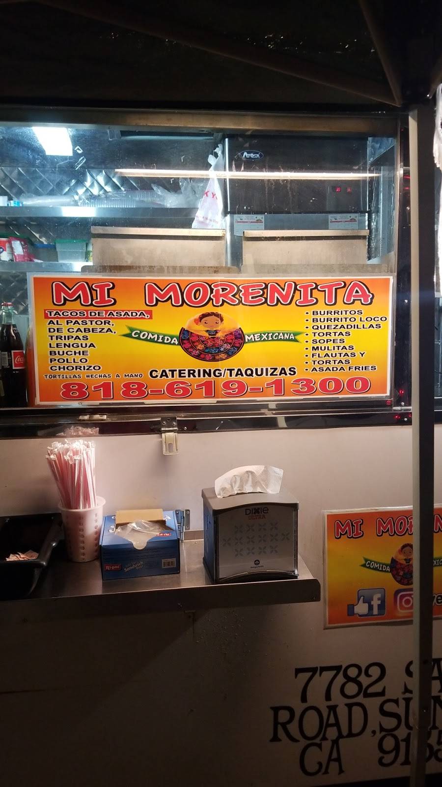 Mi Morenita taco truck | restaurant | 6743 Sepulveda Blvd, Van Nuys, CA 91406, USA | 8186191300 OR +1 818-619-1300