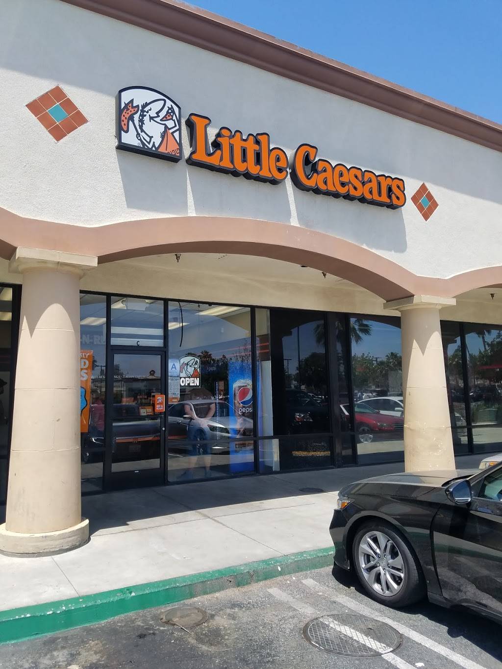 Little Caesars Pizza | meal takeaway | 16184 E Foothill Blvd, Fontana, CA 92336, USA | 9093552110 OR +1 909-355-2110
