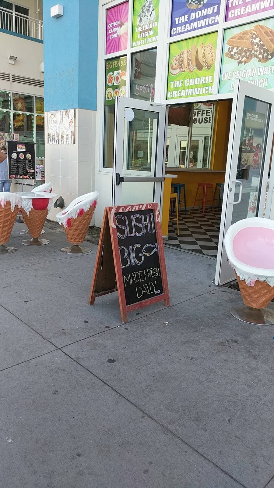 BIG FISH sushi | restaurant | 1428 Atlantic Ave, Virginia Beach, VA 23451, USA | 7577975612 OR +1 757-797-5612