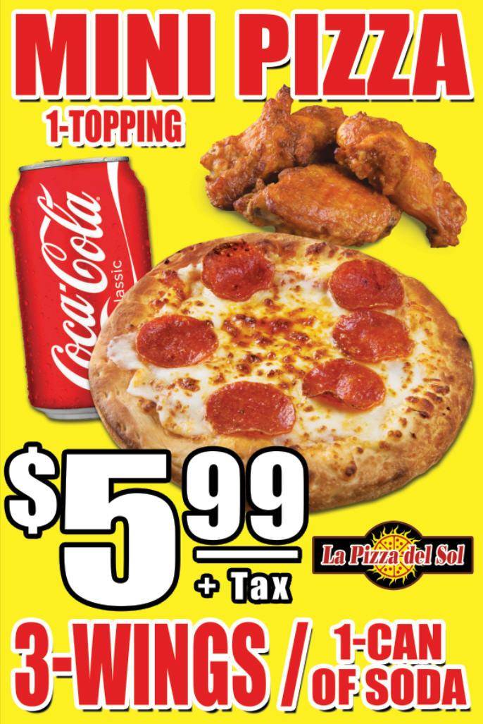 La Pizza Del Sol | meal takeaway | 1883 Daly St #105, Los Angeles, CA 90031, USA | 3232241100 OR +1 323-224-1100