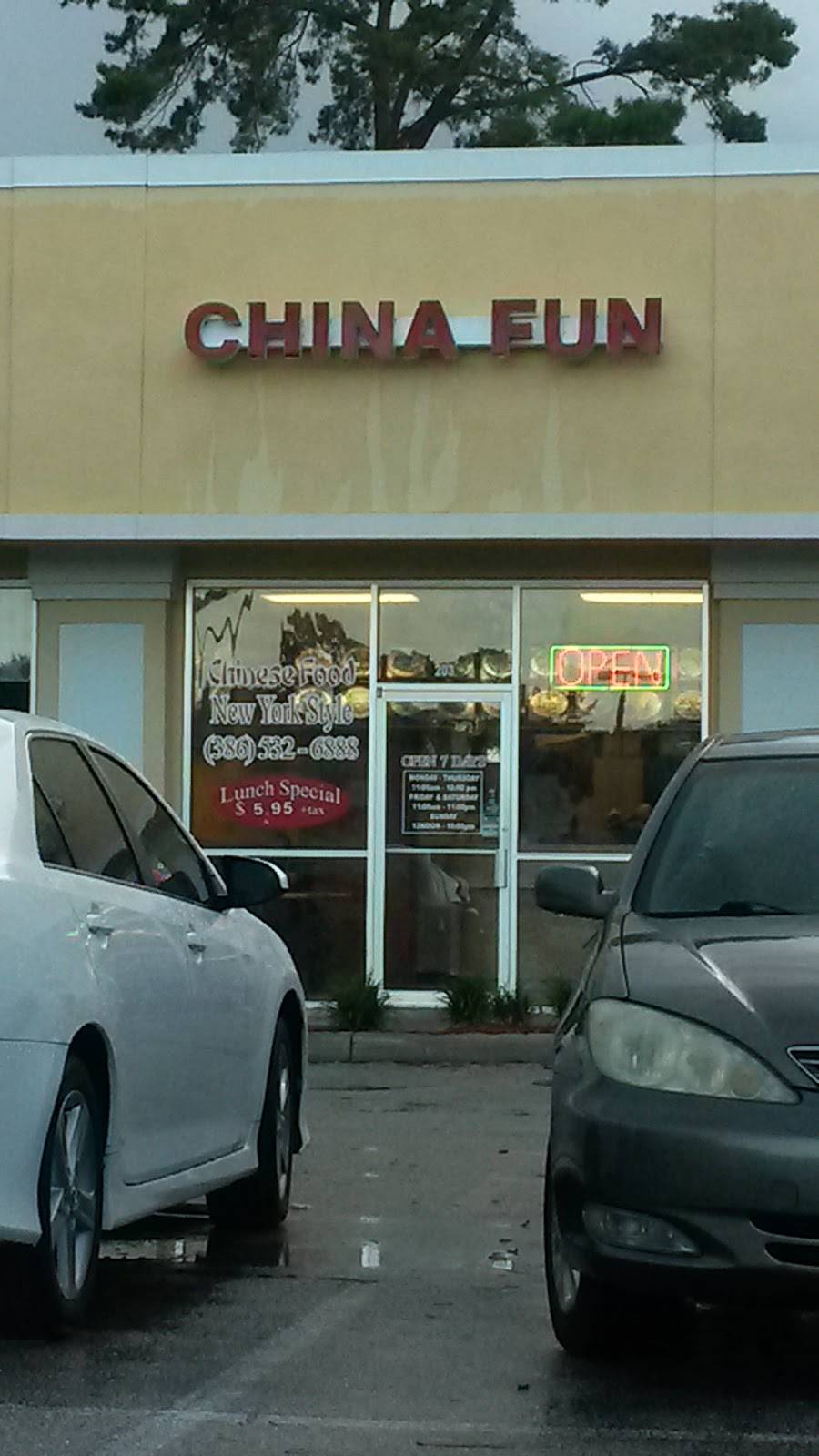 China Fun | restaurant | 2120 Saxon Blvd #203, Deltona, FL 32725, USA | 3865326888 OR +1 386-532-6888