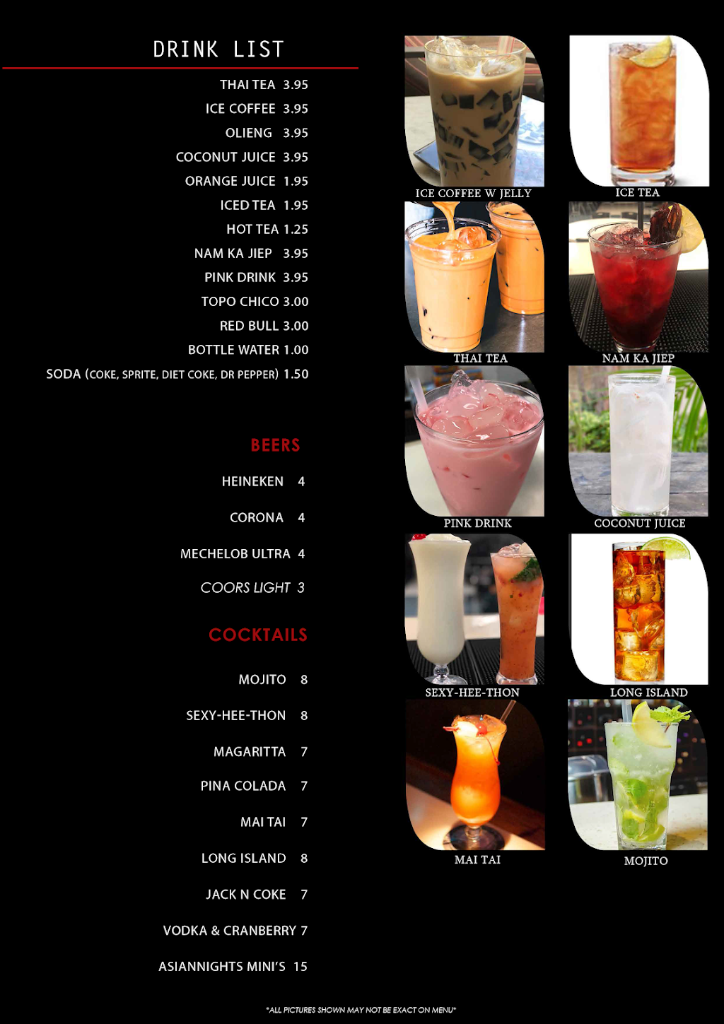 Asiannights Lao-Thai Cuisine & Bar | meal takeaway | 2905 N Beach St, Fort Worth, TX 76111, USA | 6822433226 OR +1 682-243-3226