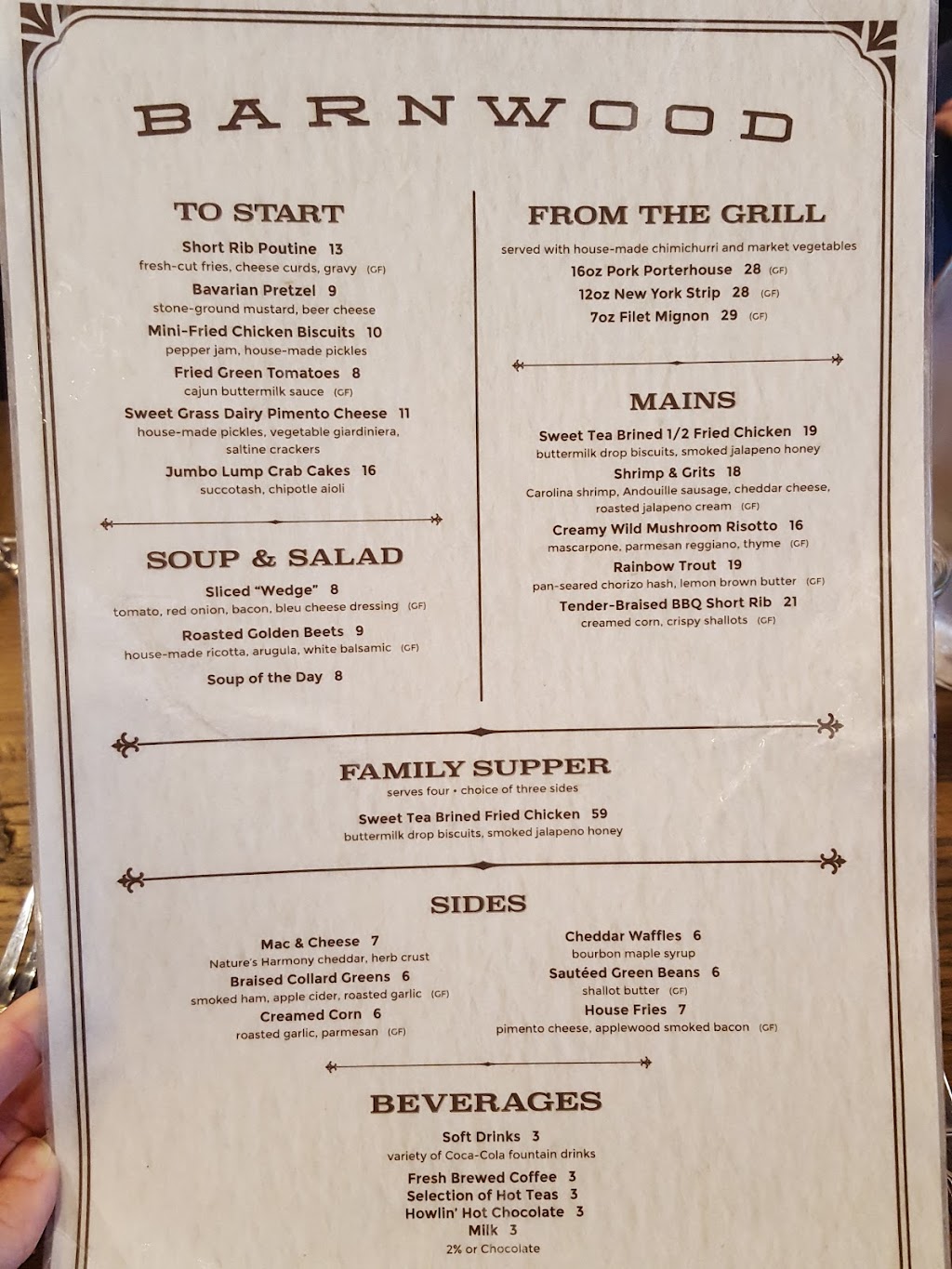 Barnwood | restaurant | 150 Tom Hall Pkwy, LaGrange, GA 30240, USA | 8444739653 OR +1 844-473-9653