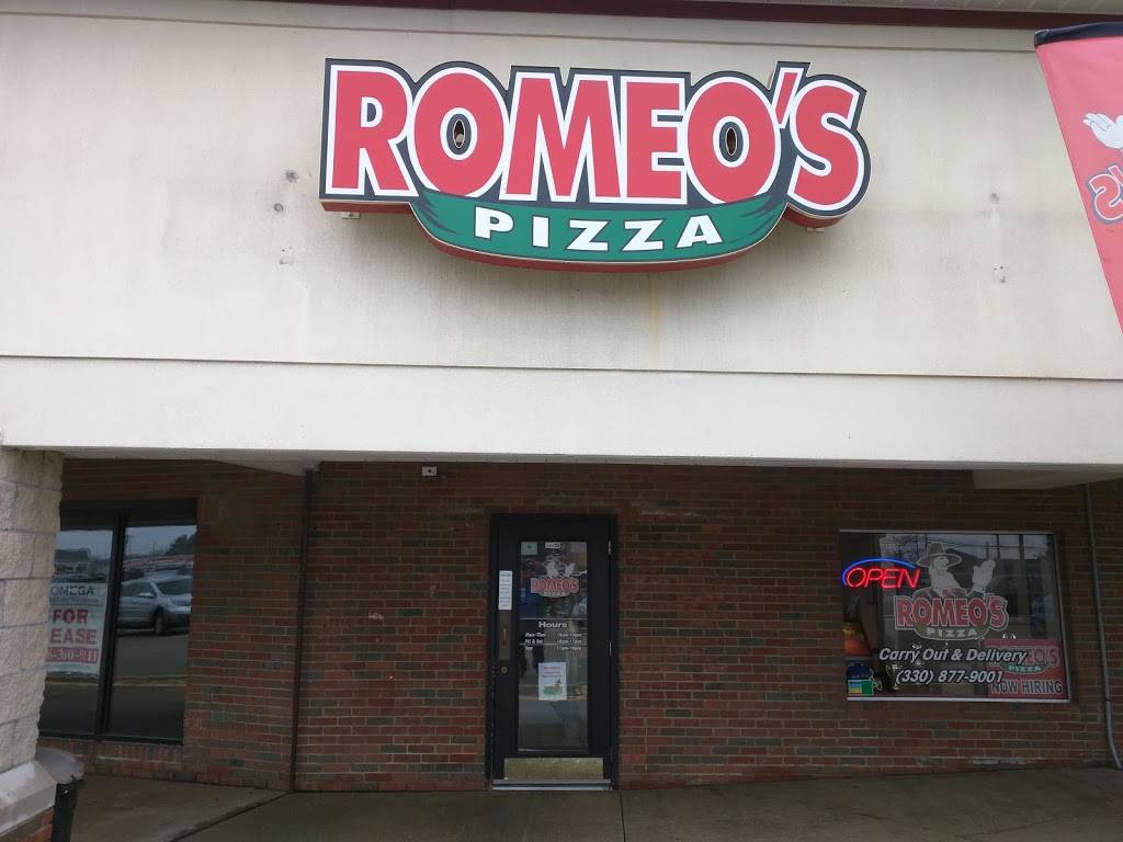 Romeos Pizza | restaurant | 854 W Maple St, Hartville, OH 44632, USA | 3308779001 OR +1 330-877-9001