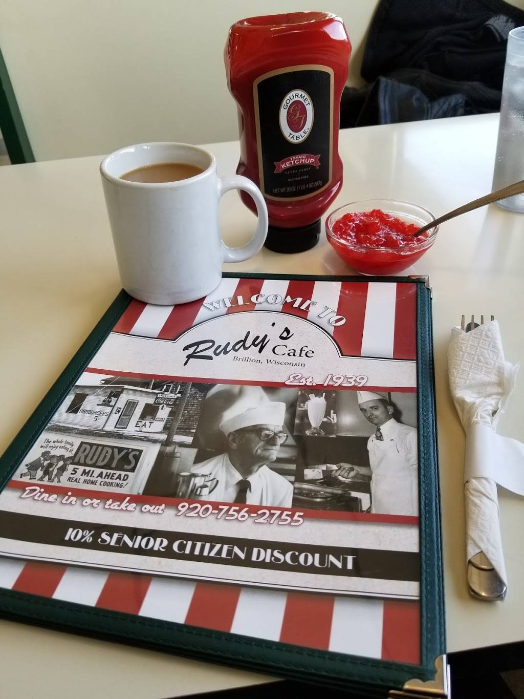 Rudys Cafe LLC | cafe | 117 W Ryan St, Brillion, WI 54110, USA | 9207562755 OR +1 920-756-2755
