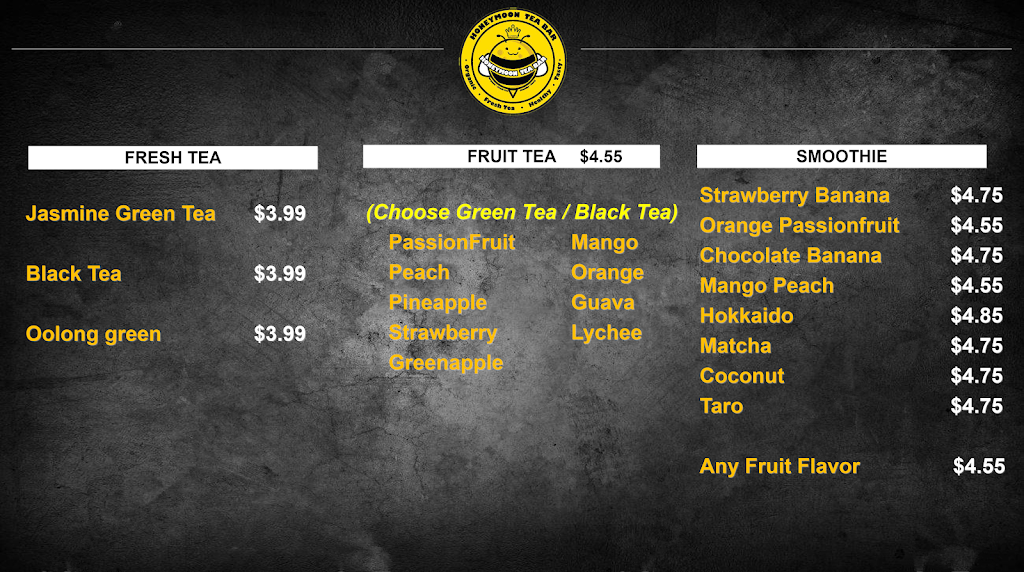 Honeymoon Tea Bar | cafe | 15550 Main St suite B4, Hesperia, CA 92345, USA | 6268773373 OR +1 626-877-3373