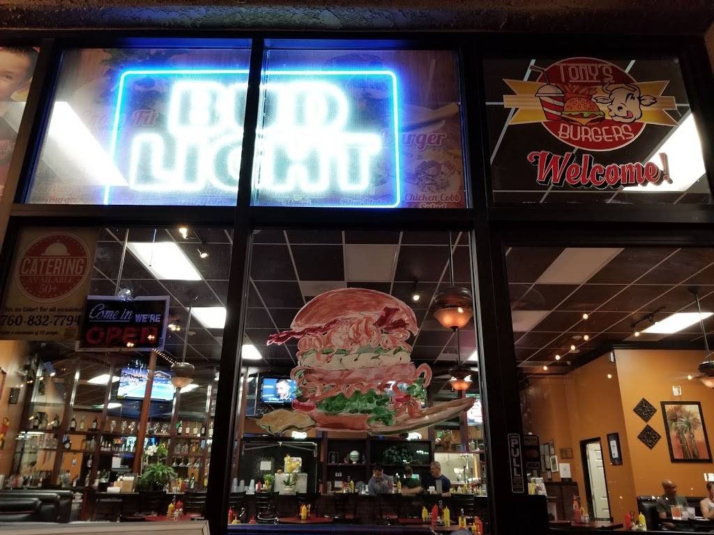 Tonys Burgers | restaurant | 35903 Date Palm Dr, Cathedral City, CA 92234, USA | 7608327794 OR +1 760-832-7794