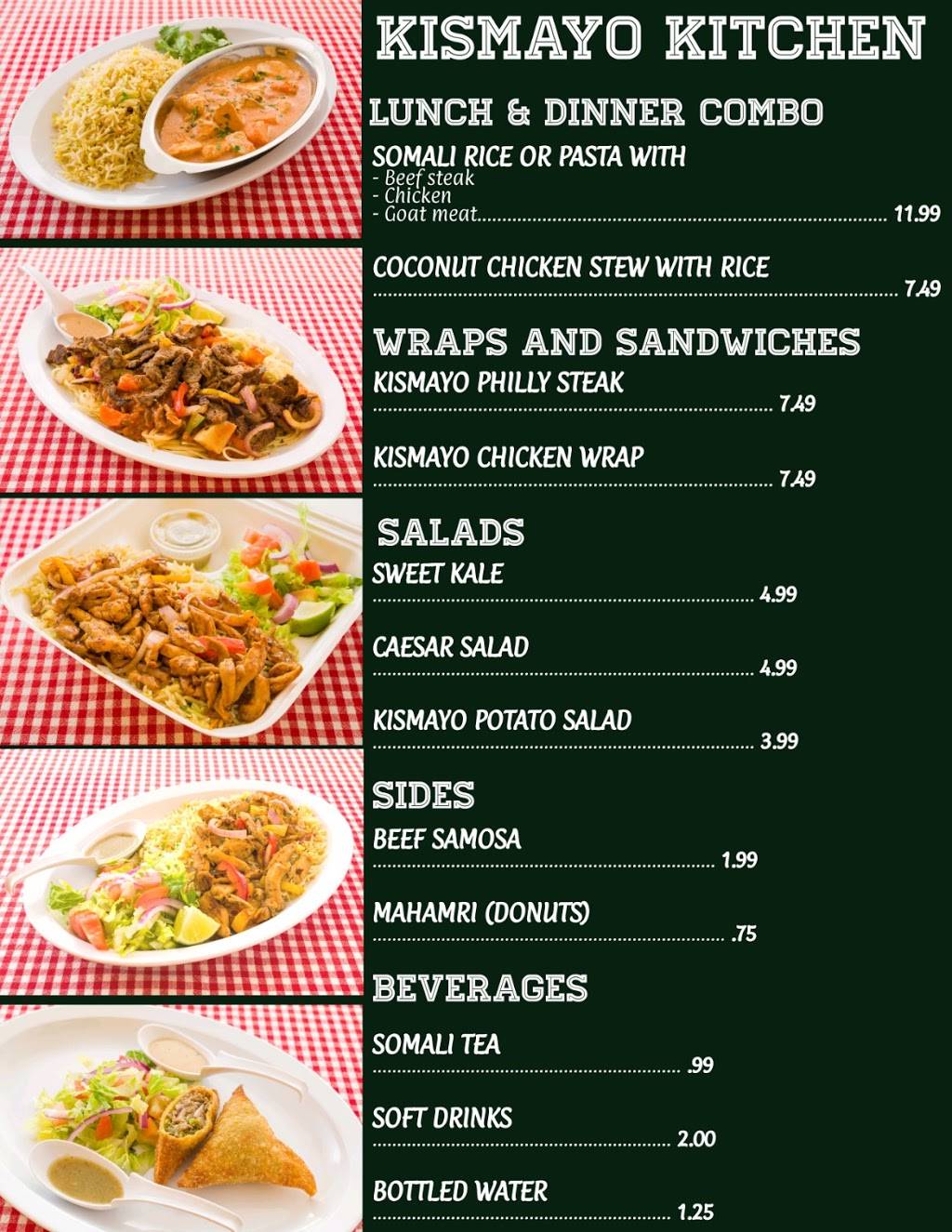 Kismayo Kitchen | restaurant | 505 Riverside Ave, Burlington, VT 05401, USA | 8024483032 OR +1 802-448-3032