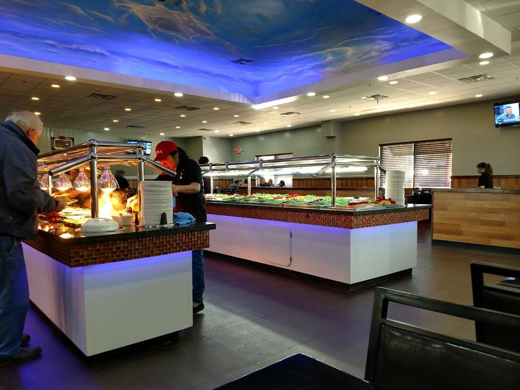 Hibachi seafood buffet | restaurant | 2113 S Air Depot Blvd, Midwest City, OK 73110, USA | 4054552187 OR +1 405-455-2187