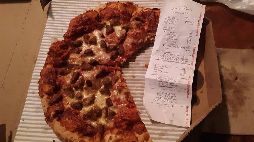 Pizza Hut | meal takeaway | 5718 Hopkins Rd, Richmond, VA 23234, USA | 8047431400 OR +1 804-743-1400