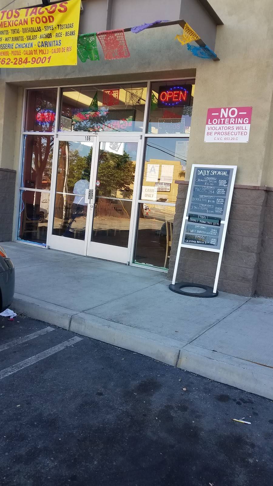 Litos Tacos | restaurant | 909 S Central Ave, Compton, CA 90220, USA | 3107224379 OR +1 310-722-4379