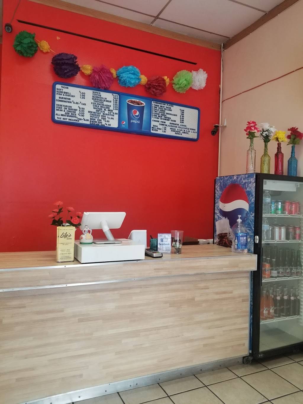 Lilys Tacos | restaurant | 3514, 715 N Main St, Santa Ana, CA 92701, USA | 7146163223 OR +1 714-616-3223