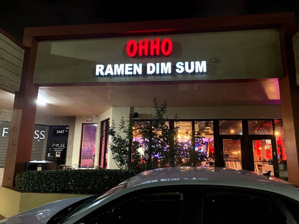 Ohho Ramen Dim Sum | meal takeaway | 3455 NE 163rd St, North Miami Beach, FL 33160, USA | 3059745129 OR +1 305-974-5129