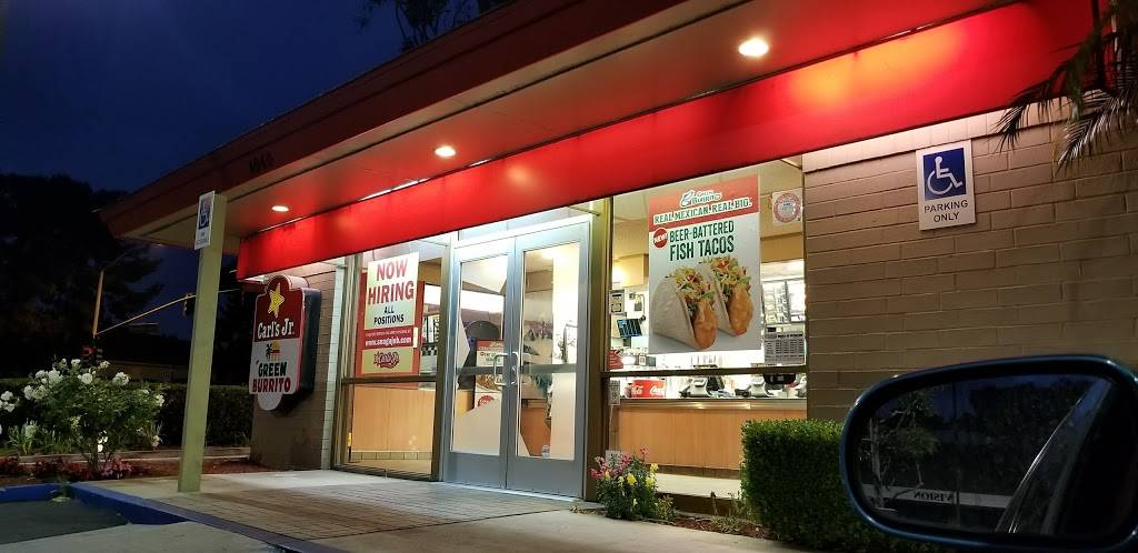 Carls Jr. / Green Burrito | restaurant | 4960 Barranca Pkwy, Irvine, CA 92604, USA | 9495590882 OR +1 949-559-0882