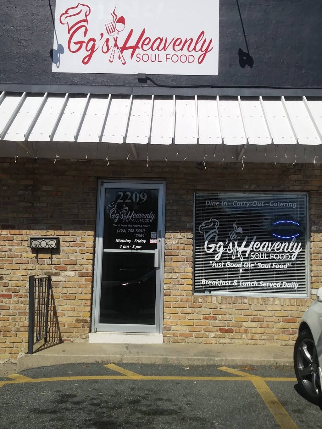GGs Heavenly Soul Food | restaurant | 2209 E Silver Springs Blvd, Ocala, FL 34470, USA | 3527327685 OR +1 352-732-7685