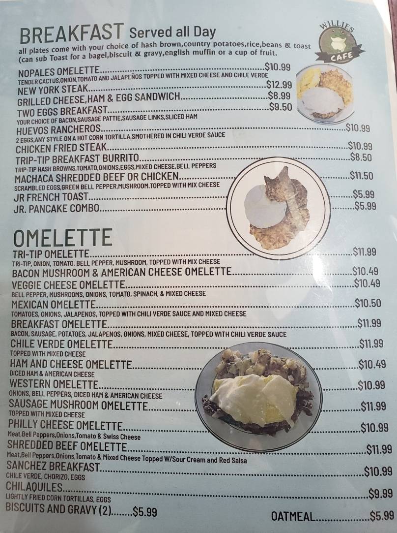 Willies Cafe Reedley, Ca. | restaurant | 1663 11th St, Reedley, CA 93654, USA | 5597437160 OR +1 559-743-7160