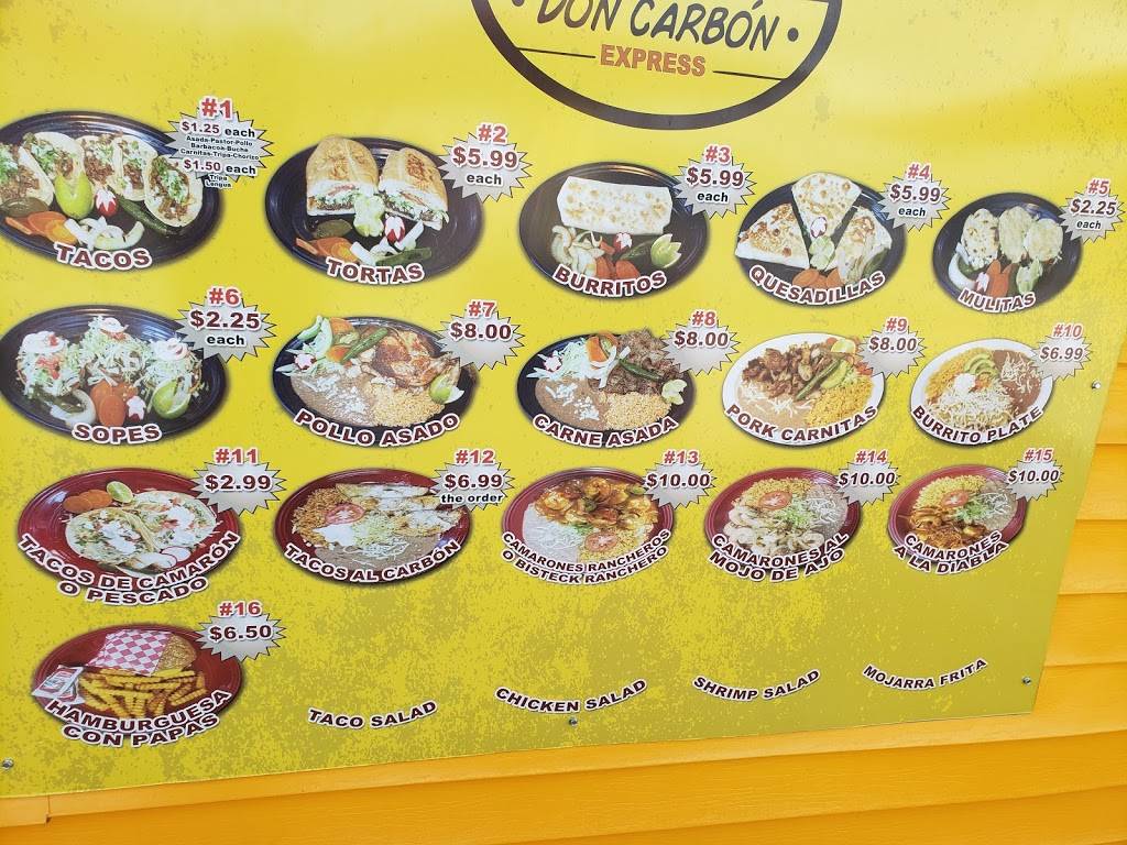 Taqueria Don Carbon Express | restaurant | 351 White Bridge Pike, Nashville, TN 37209, USA | 6155894324 OR +1 615-589-4324