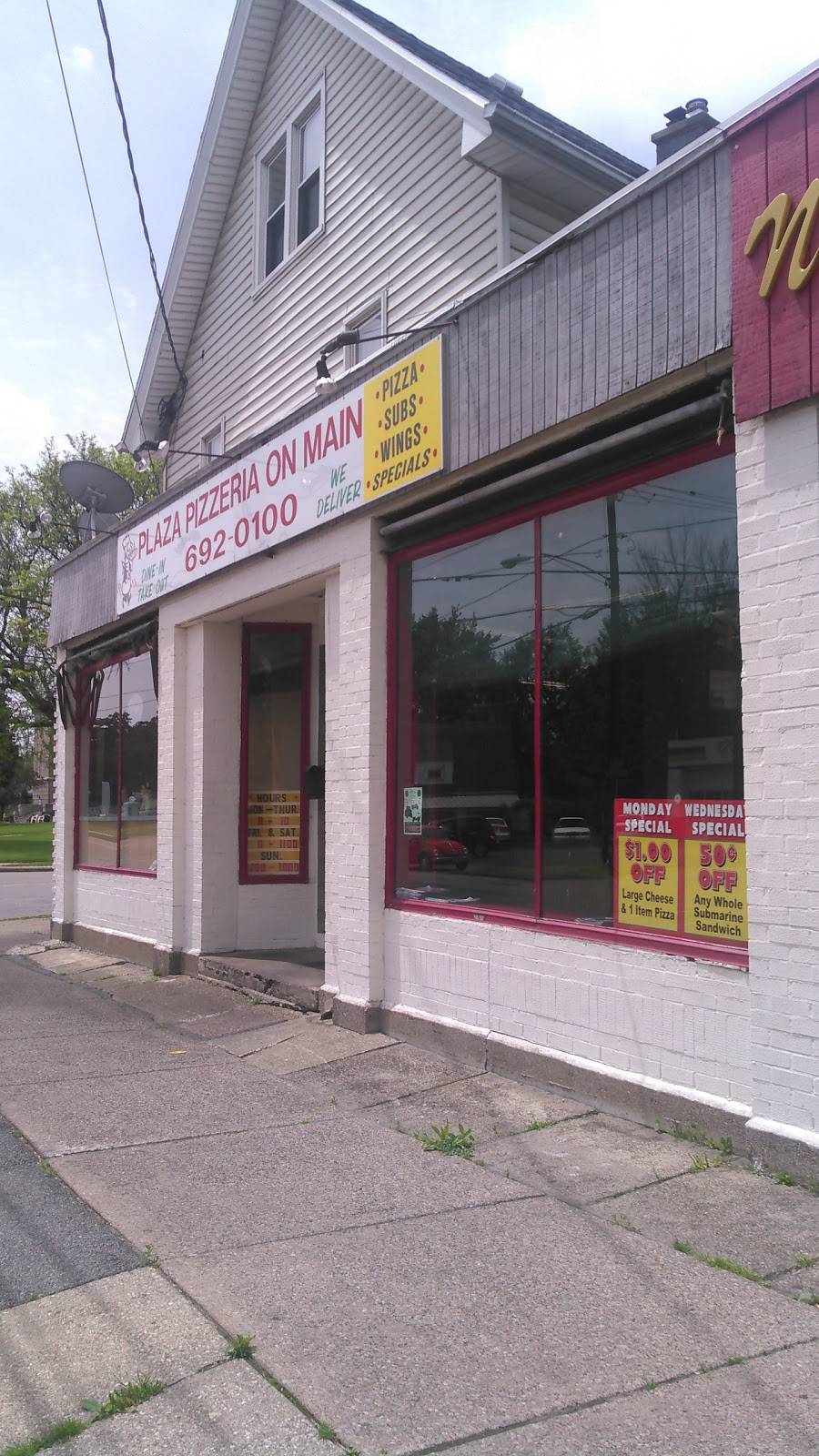Plaza Pizzeria On Main | restaurant | 260 Main St, Tonawanda, NY 14150, USA | 7166920100 OR +1 716-692-0100