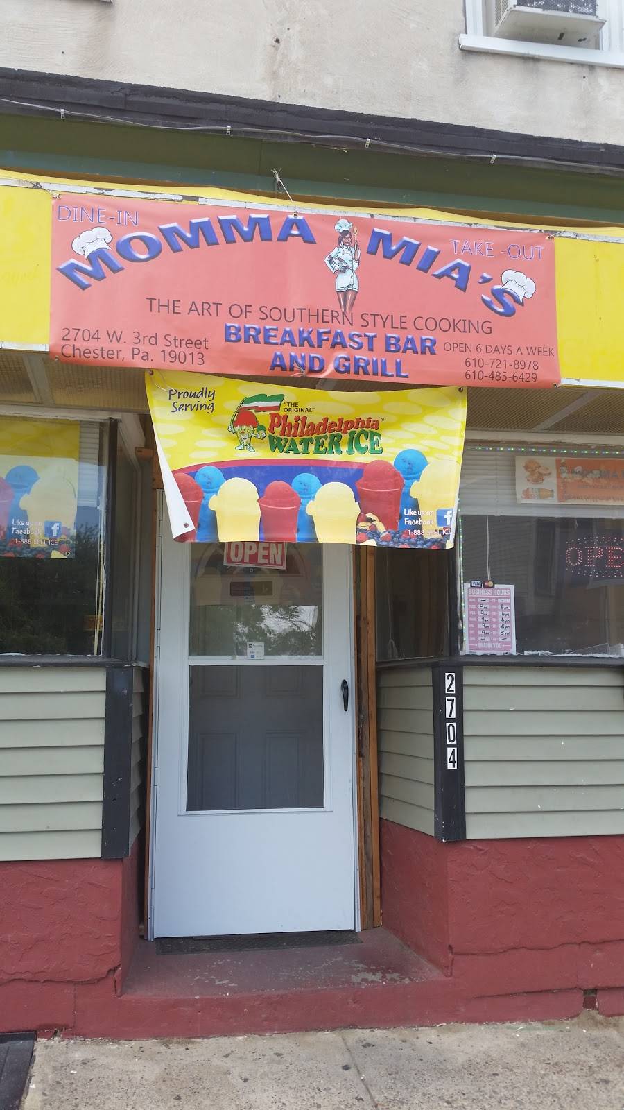 Momma Mias Breakfast/Soul food Restaurant | restaurant | 2711 W 9th St, Chester, PA 19013, USA | 6104856429 OR +1 610-485-6429