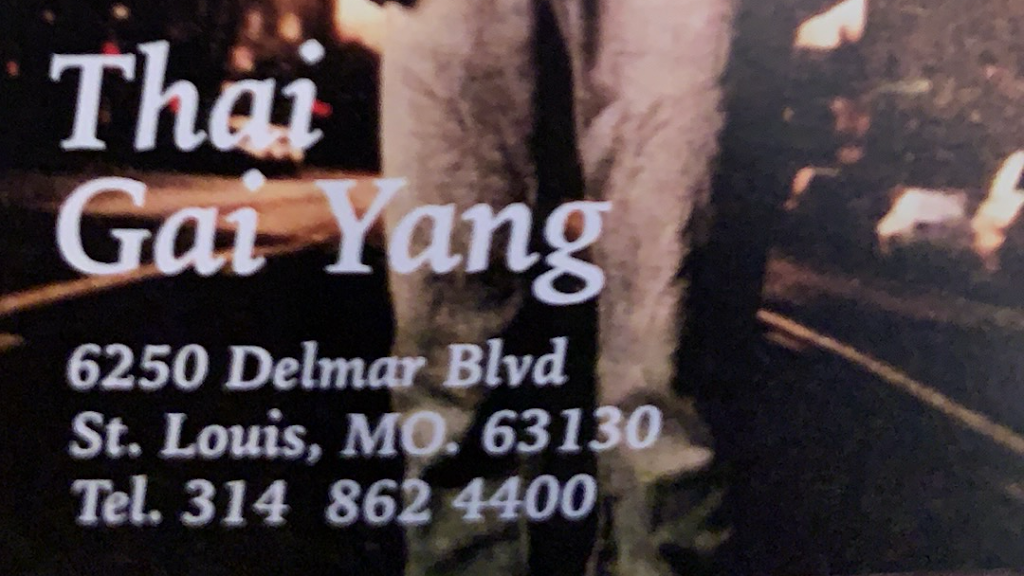 Thai Gai Yang Cafe | restaurant | 6250 Delmar Blvd, St. Louis, MO 63130, USA | 3148624400 OR +1 314-862-4400
