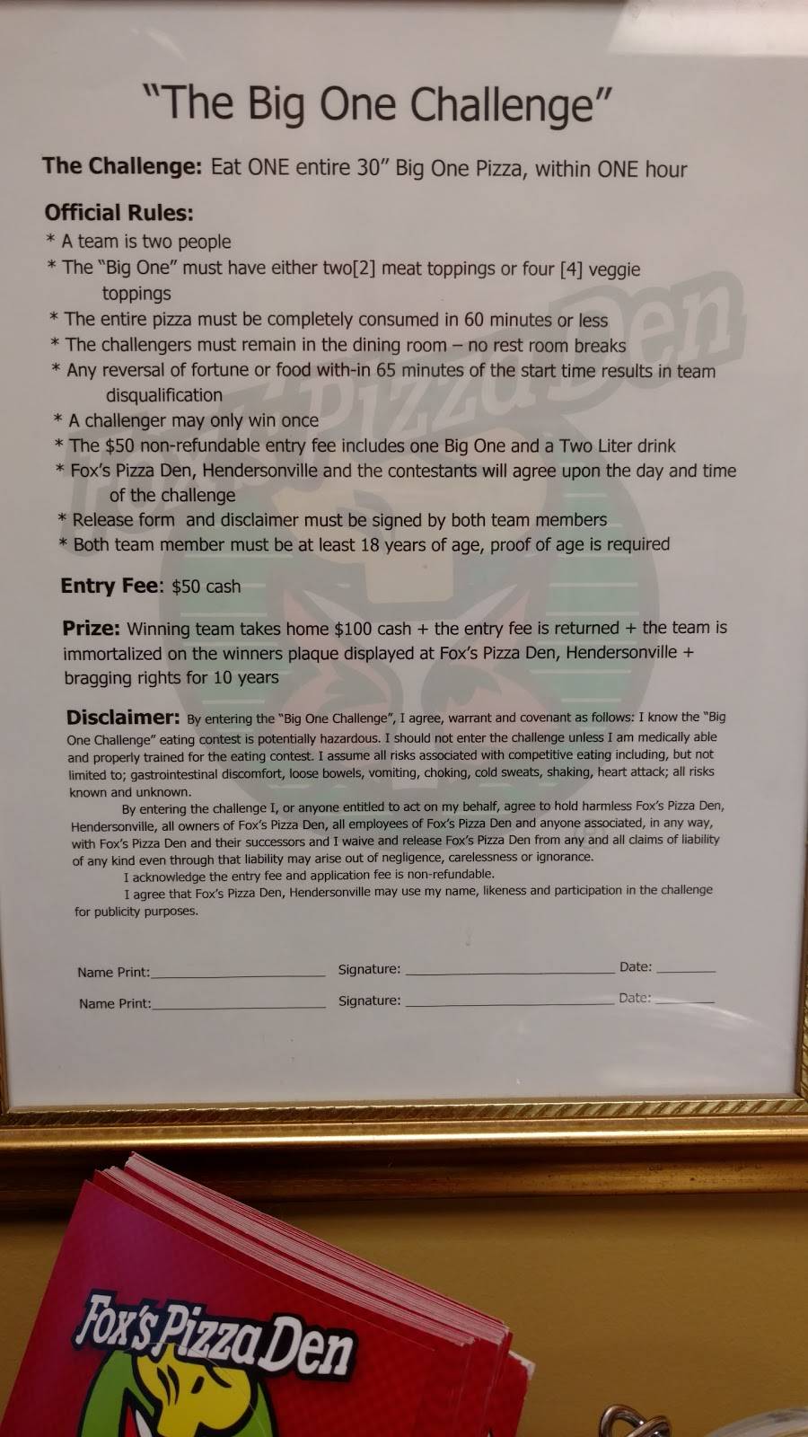 Foxs Pizza Den | restaurant | 235 E Main St, Hendersonville, TN 37075, USA | 6158223697 OR +1 615-822-3697