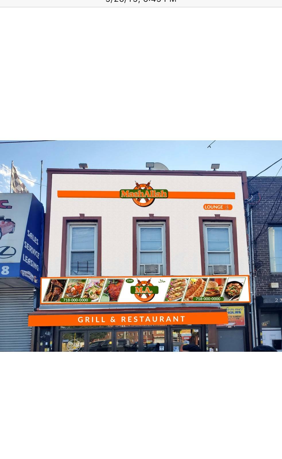 Mashallha grill and hookah flatbush | restaurant | 2368 Flatbush Ave, Brooklyn, NY 11234, USA | 7189750647 OR +1 718-975-0647