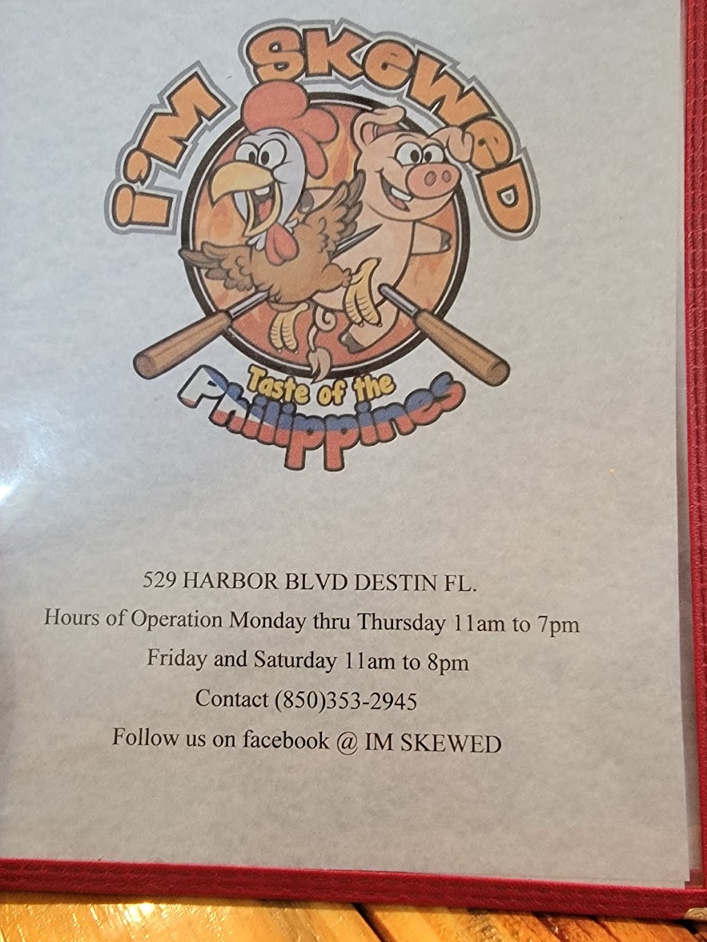 IM Skewed | restaurant | 529 Harbor Blvd, Destin, FL 32541, USA | 8503532945 OR +1 850-353-2945